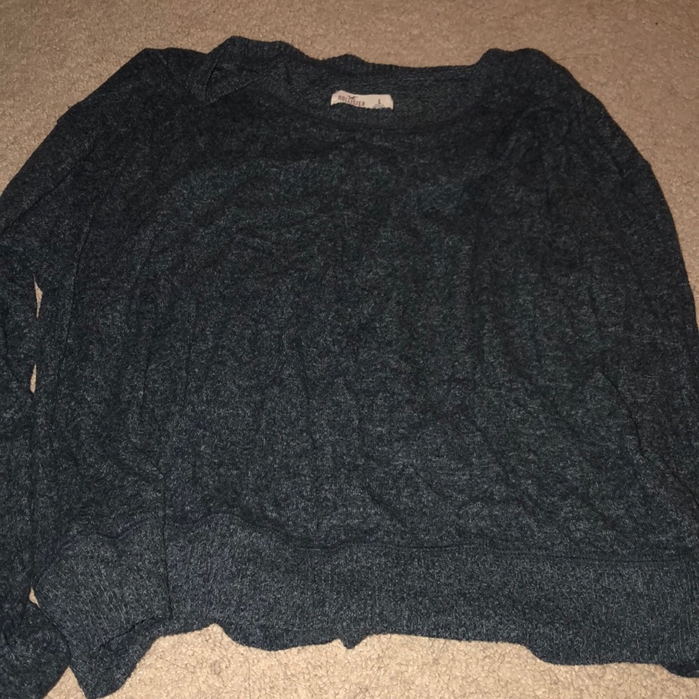 Hollister dark gray crewneck